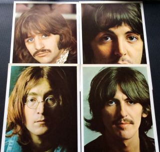 THE BEATLES WHITE ALBUM 1968 MONO PMC 7067 NUMBERED 0132602 PHOTOS AND POSTER VG 6