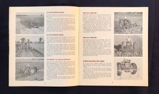 1957 JOHN DEERE 520 - 620 - 720 TRACTORS 28 Page Brochure 4