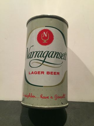 Narragansett Zip To Beer Can.  Cranston.  Ri.  Split Label.