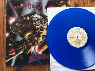 Motorhead Bomber Blue Vinyl Lp - Ex