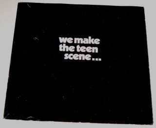 The Four Tops Rare Motown Promo In Highams Folder - We Make The Teen Scene 1970