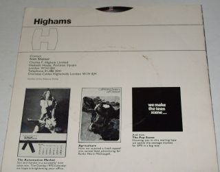 The Four Tops Rare Motown Promo in Highams Folder - We Make The Teen Scene 1970 4