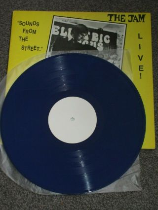 The Jam Blue Vinyl Sounds From The Street 50 Only Lp Rare,  Paul Weller