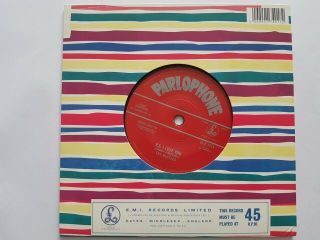 BEATLES LOVE ME DO / P.  S I LOVE YOU 50th Anniversary withdrawn reissue 7 