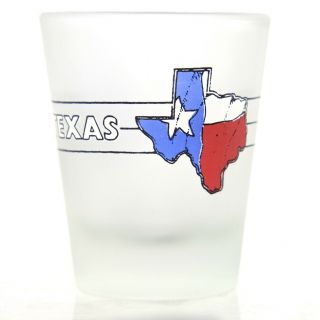 Texas Shot Glass Frosted