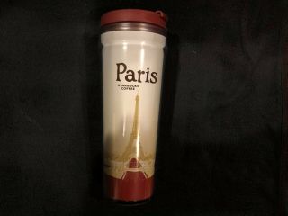 With Tags,  Starbucks Paris,  France Eiffel Tower Coffee,  Tea Tumbler