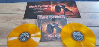 Iron Maiden - Legacy Of The Beast In Sweden - Live 2018 Stockholm Gold Vinyl