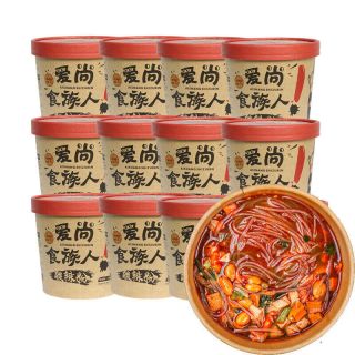 780g/1560g正宗重庆风味食族人酸辣粉纯红薯粉户外旅行办公室休闲食品包邮chinese Snack Shi Ren Zu Hot And Sour Pow