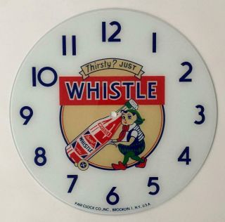 14 - 3/8 " Whistle Round Glass Replacement Clock Face For Pam Clock
