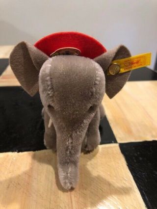 BN Rare 1950 ' s Vintage Hand painted Steiff Elephant in PERFECT LN 2
