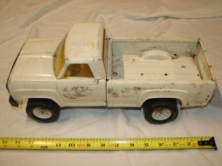 Vintage Tonka Toy Truck Pressed Steel Pick Up Pickup White Restore Project Parts
