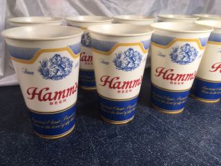 20 Vintage Hamms Beer Wax Cups,  RARE,  1960 ' s,  Unique Beer Display Bar 2