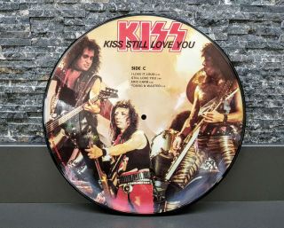 Kiss Kiss Still Love You 12 " Unofficial Live Bootleg Vinyl Picture Disc Aucoin