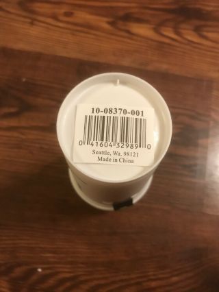 Starbucks White 5 Reusable To - Go Cups 16oz BPA w/ lids 4
