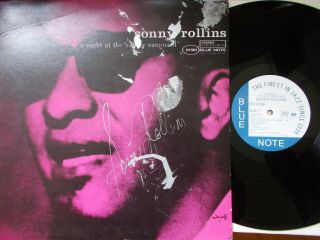 Sonny Rollins " A Night At.  (blue Note) France - 1957 - Re - Issue - Signed