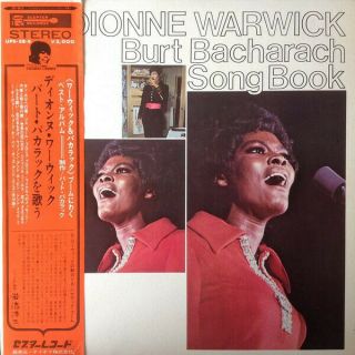 Dionne Warwick ‎– Burt Bacharach Song Book [12  Vinyl Lp/gate] Japanese,  No Obi