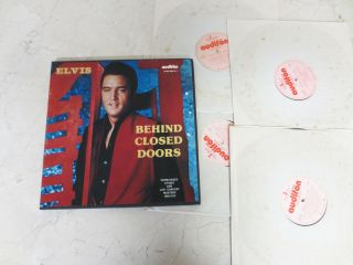 Elvis Presley Import 4 - Lp Box Set Behind Closed Doors