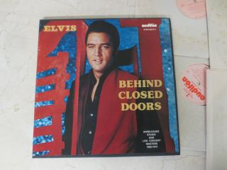 ELVIS PRESLEY Import 4 - LP Box Set BEHIND CLOSED DOORS 4