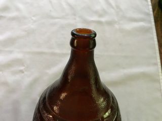 Sky High Root Beer Half Gallon Amber Glass Bottle,  Diamond Bottling,  Milwaukee 5