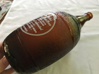Sky High Root Beer Half Gallon Amber Glass Bottle,  Diamond Bottling,  Milwaukee 8