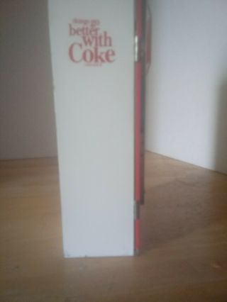 1996 RARE Vintage Coca Cola Die Cast Metal Vending Machine Musical Bank 8