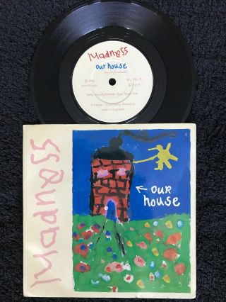 Madness - Our House / Walking With Mr Wheeze 7” Vinyl Pic Sleeve Buy 163 (1982)