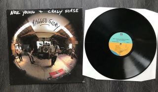 Neil Young Crazy Horse Ragged Glory Vinyl Record Vg,  Ex
