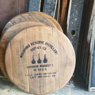 Woodford Reserve Kentucky Bourbon Barrel Heads Blantons Ky Whiskey Lid Sign Tops