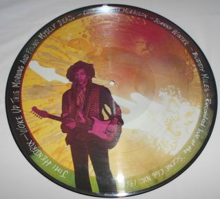 Jimi Hendrix Picture Disc Woke Up This Morning Found Myself Dead Lp Jim Morrison
