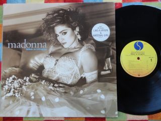 Madonna Like A Virgin Lp 1984 Ex/near Lyric Inner