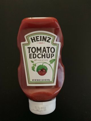 Limited Edition Heinz Edchup - Ed Sheeran X Heinz Ketchup In - Hand