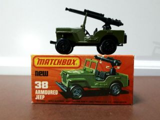 Matchbox Superfast Lesney - Series 38 - Armoured Jeep