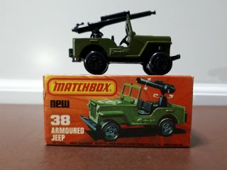 Matchbox Superfast Lesney - Series 38 - Armoured Jeep 2