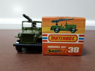 Matchbox Superfast Lesney - Series 38 - Armoured Jeep 5