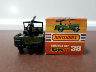 Matchbox Superfast Lesney - Series 38 - Armoured Jeep 6