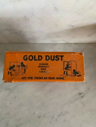 ANTIQUE GOLD DUST TWINS WASHING POWDER LAUNDRY SOAP BOX BLACK AMERICANA 4