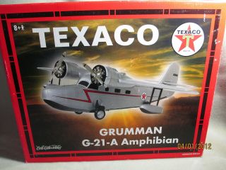 Wings Of Texaco Grumman G - 21 - A Amphibian Die - Cast Airplane Bank Box - Ertl