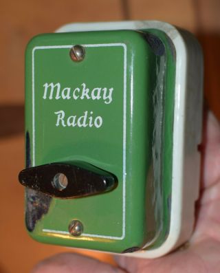 Call Box Telegraph Telephone Fire Rare Green Mackay Radio Alarm Advertising