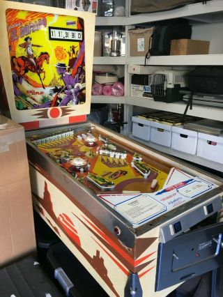 Gottlieb El Dorado Pinball Machine 1975 Classic Western Theme 2