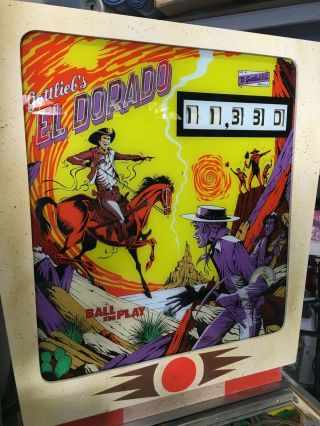 Gottlieb El Dorado Pinball Machine 1975 Classic Western Theme 5