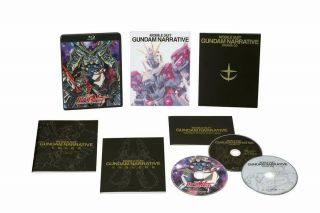 Mobile Suit Gundam Narrative Nt Blu - Ray Booklet Limited Edition Bandai Namco