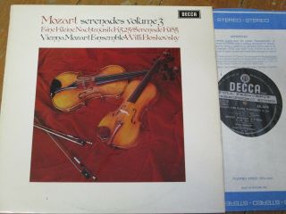 Sxl 6420 Mozart Serenades Volume 3 / Boskovsky / Vienna Mozart Ensemble W/b