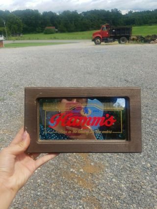 Vintage Framed Mirror Hamm 