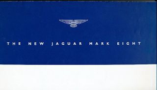 1957 Jaguar Mark 8 Viii Sales Brochure