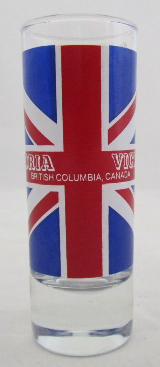 Victoria British Columbia Canada Flag 2 Oz Tall Shot Glass