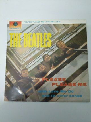 The Beatles Please Please Me Aussie Black Gold Parlophone Lp 60 
