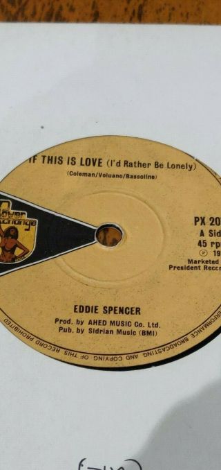 Northern Soul - Eddie Spencer - If This Is Love (i 