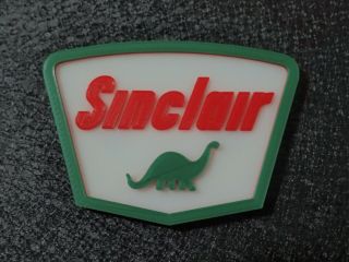 Sinclair Gas And Oil Sign Dino Glow In The Dark Filling Station Sign Magnet