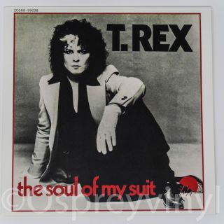 T.  Rex Marc Bolan The Soul Of My Suit 7 " Vinyl Single Rare Sleeve