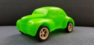 Old Eco Jouets France Renault 4cv Model Car - Plastic Toy - No Cij Jep Joustra
